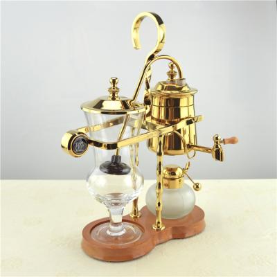 China Hotel High Quality Borosilicate Glass Brew Stove Maker Vacuum Siphon Siphon Coffee Pot Siphon Balancing Coffee Maker for sale