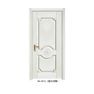 China Waterproof MDF Melamine Interior Sound Insulation Mold Swing Wooden Door Design for sale