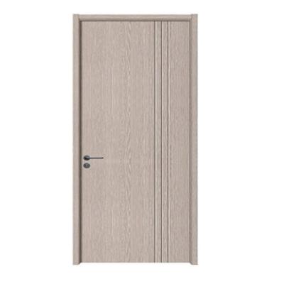 China Bedroom WPC Interior Doors Modern Waterproof PVC Skin Waterproof Internal Door for sale