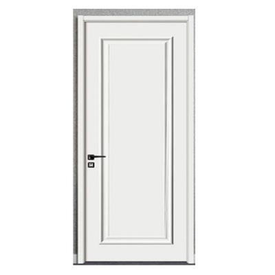 China China WPC Door Factory 100%Waterproof Waterproof Interior PVC/ABS/WPC Bathroom Doors With Door Frame for sale