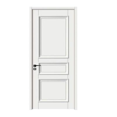 China New Room Water Proof Waterproof Interior Door Design Modern Wpc Solid Wood Doors With Frame for sale