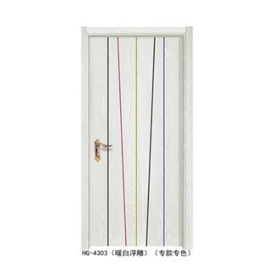 China Sound Insulation China Latest Interior Design Solid Wood Door For Modern Home Quality Bedroom Room Door for sale