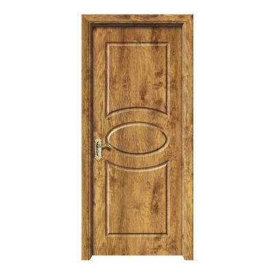 China Solid Sound Insulation Knotty Pine Wood Panel Door Interior Solid Design for sale