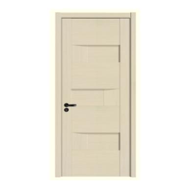 China Sound Insulation Interior Wood Doors PVC Assembly Panel Door Modern Solid Wood Door Design for sale