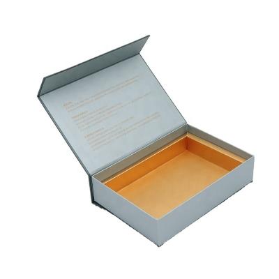 China Recyclable Custom Chocolate Gift Box Book Shaped Candy Storage Paper Packaging Magnet Boxes Folding With Ribbon Design Skin Care Box for sale