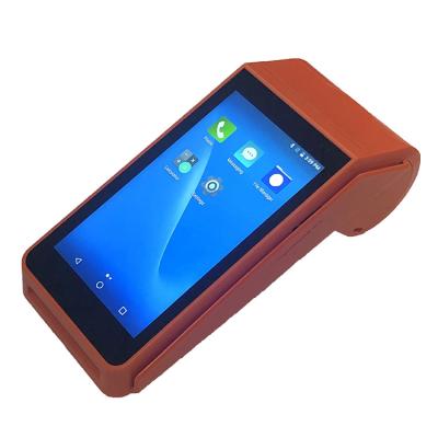 China Handheld Computer 2020 Update 4G Smart Android Tablet POS Terminal With Thermal Printer Supports Receipt Cloud Printing for sale