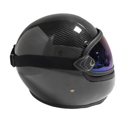 China Carbon Fiber Full Face Carbon Fiber Motorcycle Helmet For Motorbike Riding Safety for sale