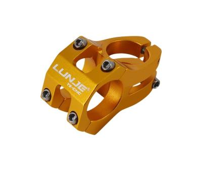 China Durable High Quality Mountain Bike CNC Aluminum Alloy Stem Road Bike Gear Drop Short Stem for sale