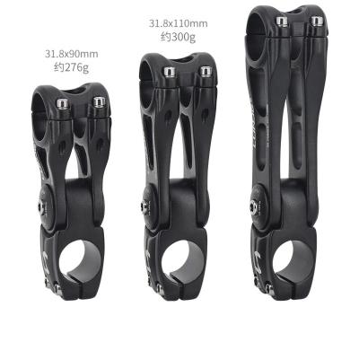 China Durable High Quality Bicycle Handlebar Stem 28.6*31.8*80mm 7 Degree Aluminum Alloy Mtb Shorts Stem For Mountain Bike for sale