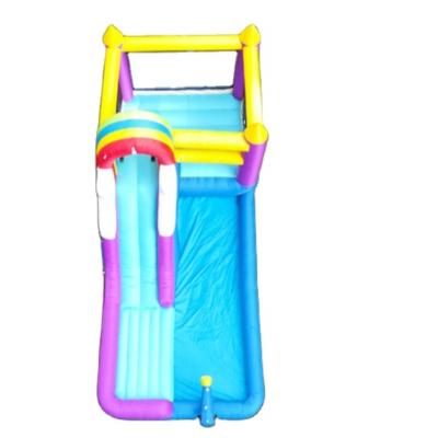 China 3-8 people are recommended commercial inflatable water slide plastic boat water slide for sale