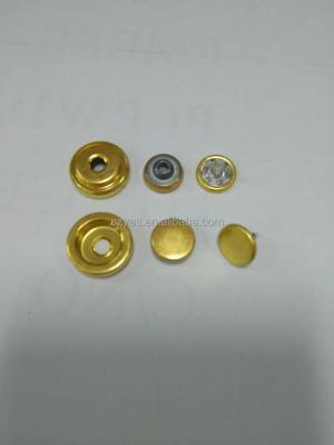 China Custom Design Fisheye Metal Logo Dry Cleaning Silver Jean Button Snaps For Leather Belts for sale