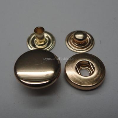 China Custom dry cleaning press metal sanp button with customized logo for sale