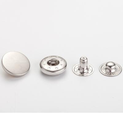 China High Quality Washable Dry Cleaning Factory Price Metal Snap Button For Garment for sale