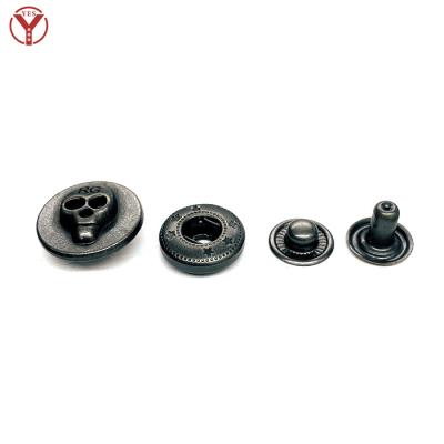 China 15mm LEAD FREE alloy snap button with 484# underparts for sale