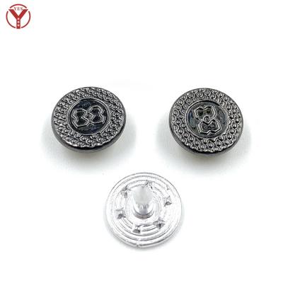 China 9MM nickel free flat cap rivet in barrel plating bright nickel for sale