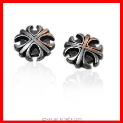 China Custom Dry Cleaning Snow Flower Metal Trellis Button for sale