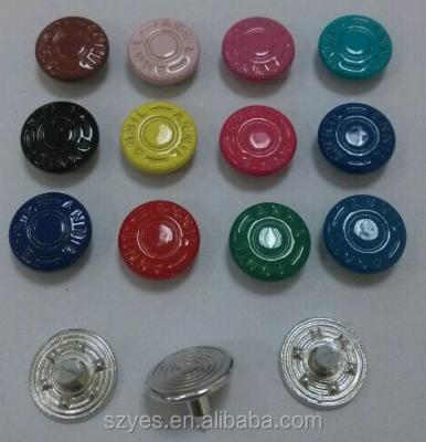 China Nickel Free Top Cap Rivet 8.5mm With Custom Logo for sale