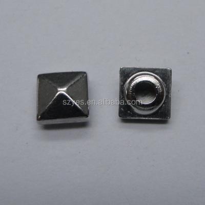 China Nickel Free Pyramid Hat Zinc Alloy Rivets Buttons , Denim Buttons And Rivets for sale