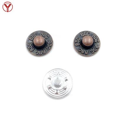 China 8.5MM Nickel Free Nipple Up Barrel Anti Plating Copper Rivet for sale