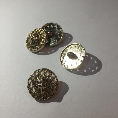 China High Quality Brass Hollow Button Leg Buckle Flower Dry Cleaning Winter Sewing Button for sale