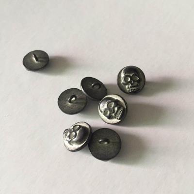 China European Style Dry Cleaning Best Selling Oval Skull Buttons For Clothes Uniform for sale