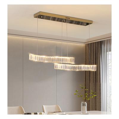 China Modern Decoration Crystal Indoor Lighting Chandelier Led Chandelier Indoor Modern Simple Large Living Room Staircase Chandelier Lighting Pendant Lamp for sale