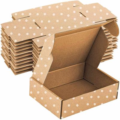 China Recycled Materials Wholesale Custom Logo Printed Kraft Paper Folding Corrugated Mailing Boxes Mailer Packaging for sale