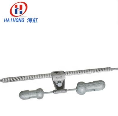 China Durable Aluminum Alloy Clip Vibration Damper In Pipeline Transmission Fittings 4D for sale