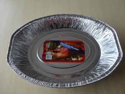 China Food Grade Aluminum Foil Roasting Pan / Container For Cristmas Chicken Baking for sale