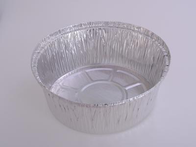 China Deep Recyclable Aluminum Foil Serving Trays With Cardboard Lids For Hot Food for sale