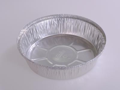 China Home Pack Aluminum Foil Serving Trays Heat Sealable Round For Pizza Baking for sale