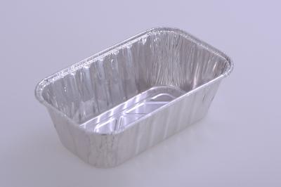 China Food Grade Stackable Aluminum Foil Container Bakery Packaging Rectangle Shape for sale