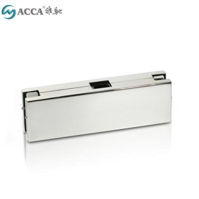 China Modern Glass Door Lock Accessory SS304 Correction Fitting Stainless Steel Striker Box For Center Lock for sale