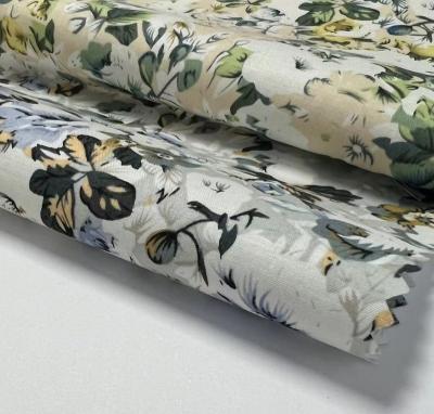 China Breathable New Products Customized Print 100% Cotton Woven Micro Floral Cotton Poplin Fabric For Dress for sale