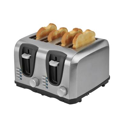 China Multifunctional (Defrost New Design 220V Household 4 Slice Electric Automatic Bread Toaster for sale