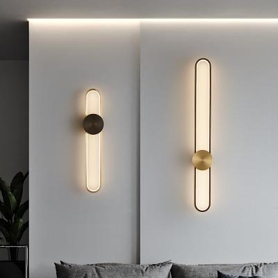 China Modern Decoration Indoor Lighting Minimalist European Modern Lights Wall Living Room Reading Simple Wall Light Hotel Lobby Led Wall Lamps for sale