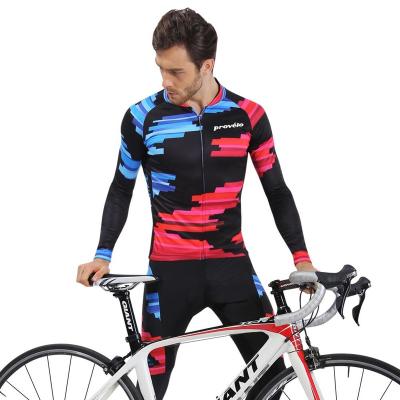 China Pro Team Long Sleeve Cycling Clothing Antibacterial Set Autumn Cycling Jerseys Good Quality MTB Bike Bicycle Clothing Ropa Maillot Ciclismo for sale