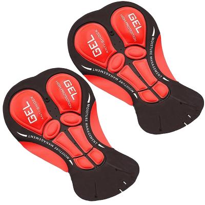 China Antibacterial Cycling Shorts Gel Pad Coolmax 9D 12D 19D 20D Cycling Cushion MTB Bike Saddle Low Pad Seat Bicycle Underwear Shockproof Pads for sale