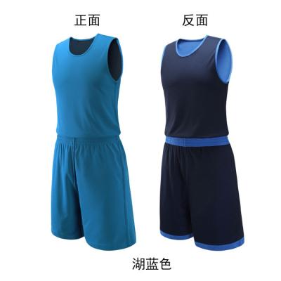 China Latest Design Basketball Uniforms Reversible Sublimation Antibacterial Printing Youth Basketball Tank Tops Wear OEM Service for sale