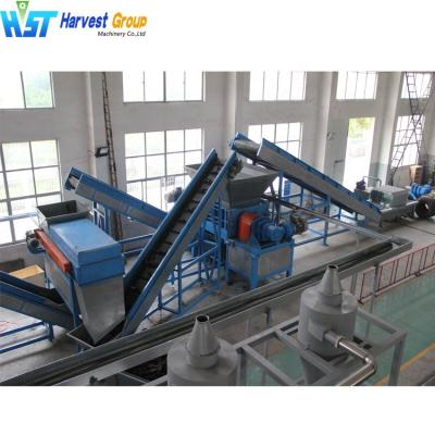 China Used Tire Granulator Machine Recycling Production Line 800-1500kg/h for sale