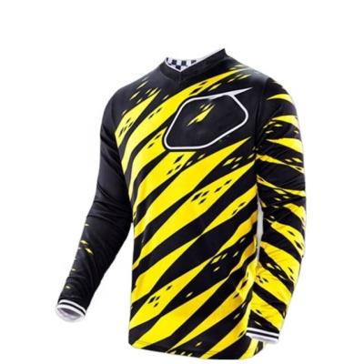 China Anti-UV Factory Supplying Downhill Full Zipper Dryfit MTB Bicycle Jersey for sale