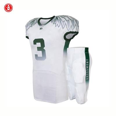 China Best Quality China Manufacturer Tackle Twill American Football Uniforms Antibacterial Jersey for sale