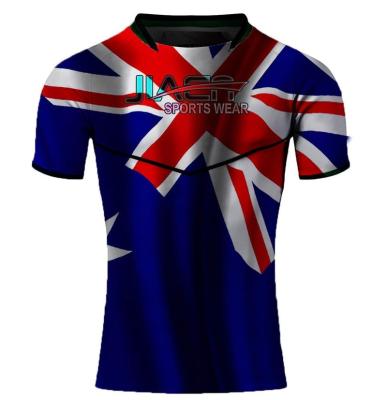 China Antibacterial Custom Printed Super Premium Quality Rugby League Jersey Gear For Youth for sale