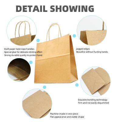 China Recyclable High Quality Kraft Paper Bags 100% Recyclable Food Packaging Paper Paper Bag for sale