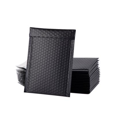 China High Quality Strong Adhesive Black Foil Bag Mailing Bubble Mailer Metal Mailer For Electronics Supplies for sale