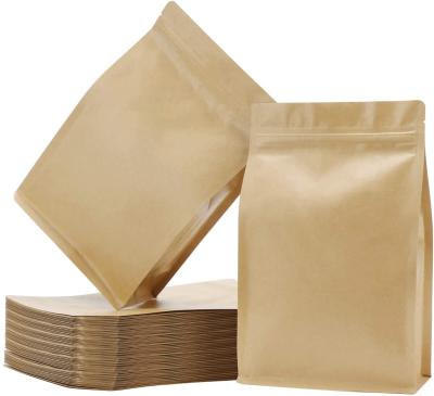 China Wholesale XMC- Cheapest Kraft Paper Smell Proof Moisture Proof Bag For Snacks Storage Bags for sale