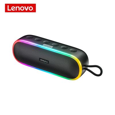 China Lenovo K8 5.0 Radio Bluetooth Speaker LED Speaker Music Portable High Fidelity Bass Box Mic New Outer Edge Flashing LED Light for sale