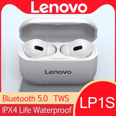 China Lenovo LP1S LP1 S Bluetooth5.0 In-ear Earphone High Fidelity Wireless Headset With Mic Sports Earbuds Handsfree Stereo Noise IPX4 Waterproof for sale