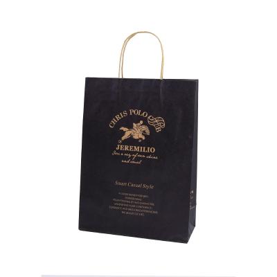 China Yaochen Recyclable Custom You Own Logo Printing Colorful Craft Paper Bag With Handle Wide Low Bottom Boutiques Premium Shopping Bag for sale