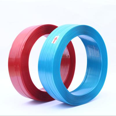 China Manual Wrapping Machine Factory Price Wrapping Belt Roll Up Wrapping Belt Plastic Steel Pet Tying Band for sale